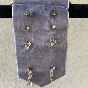 Cost Plus nickel free cubic zirconia earrings